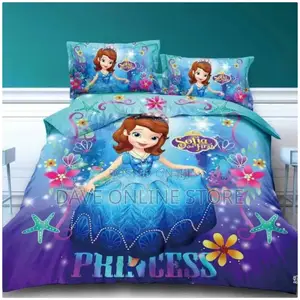 Kids Cartoon Duvets ( 1 Duvet,1 Bedsheet,1 Pillowcases