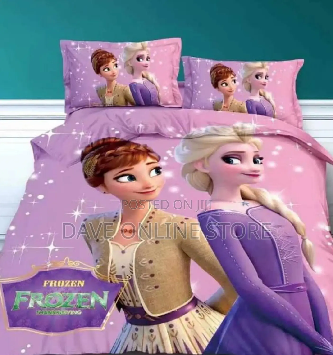 Kids Cartoon Duvets ( 1 Duvet,1 Bedsheet,1 Pillowcases