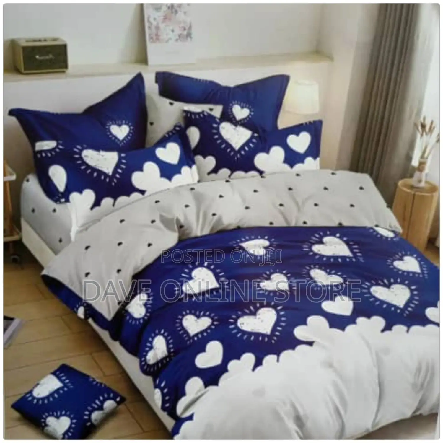 6*6 Duvets With One Bedsheet and Two Pillowcases