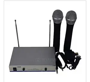 DH-744 MAX Prof Wirelss Micphone Hgh VHF Dul Channel Miphone
