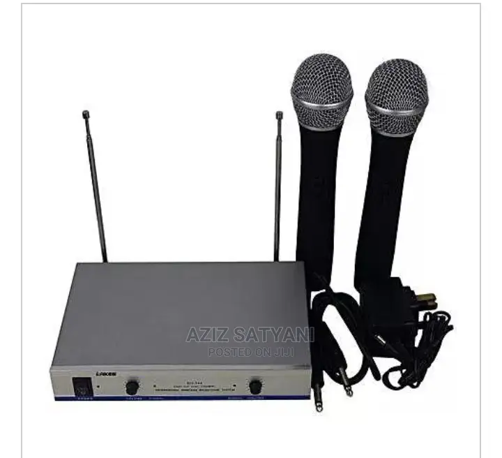 DH-744 MAX Prof Wirelss Micphone Hgh VHF Dul Channel Miphone