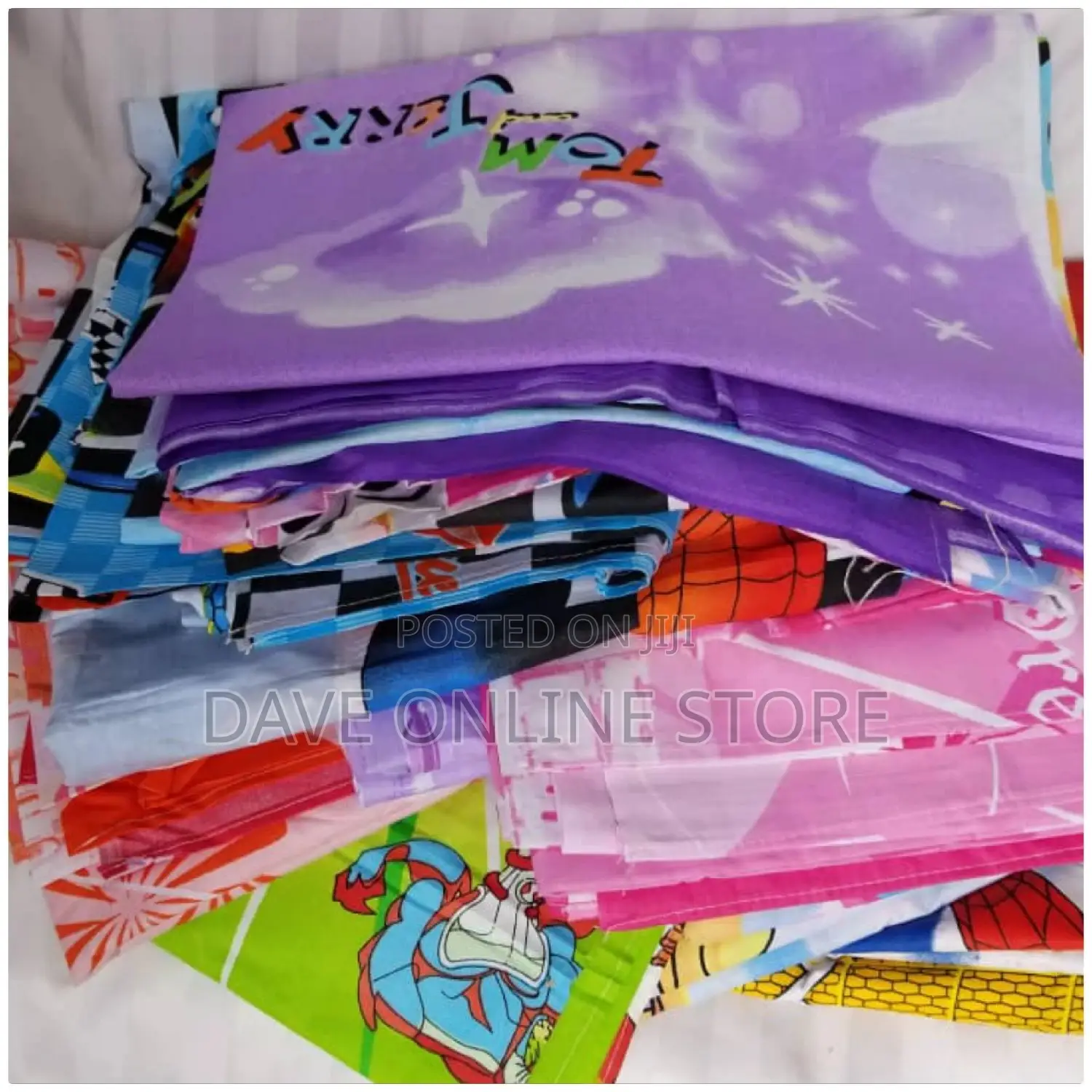 Kids Cartoon Bedsheets( 2 Bedsheets 2 Pillowcases