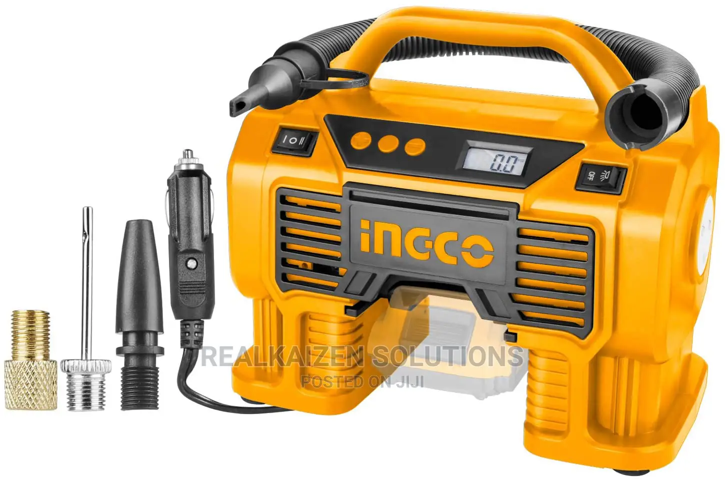 INGCO 20V 120psi Portable Lithium-Ion Vehicle Air Compressor