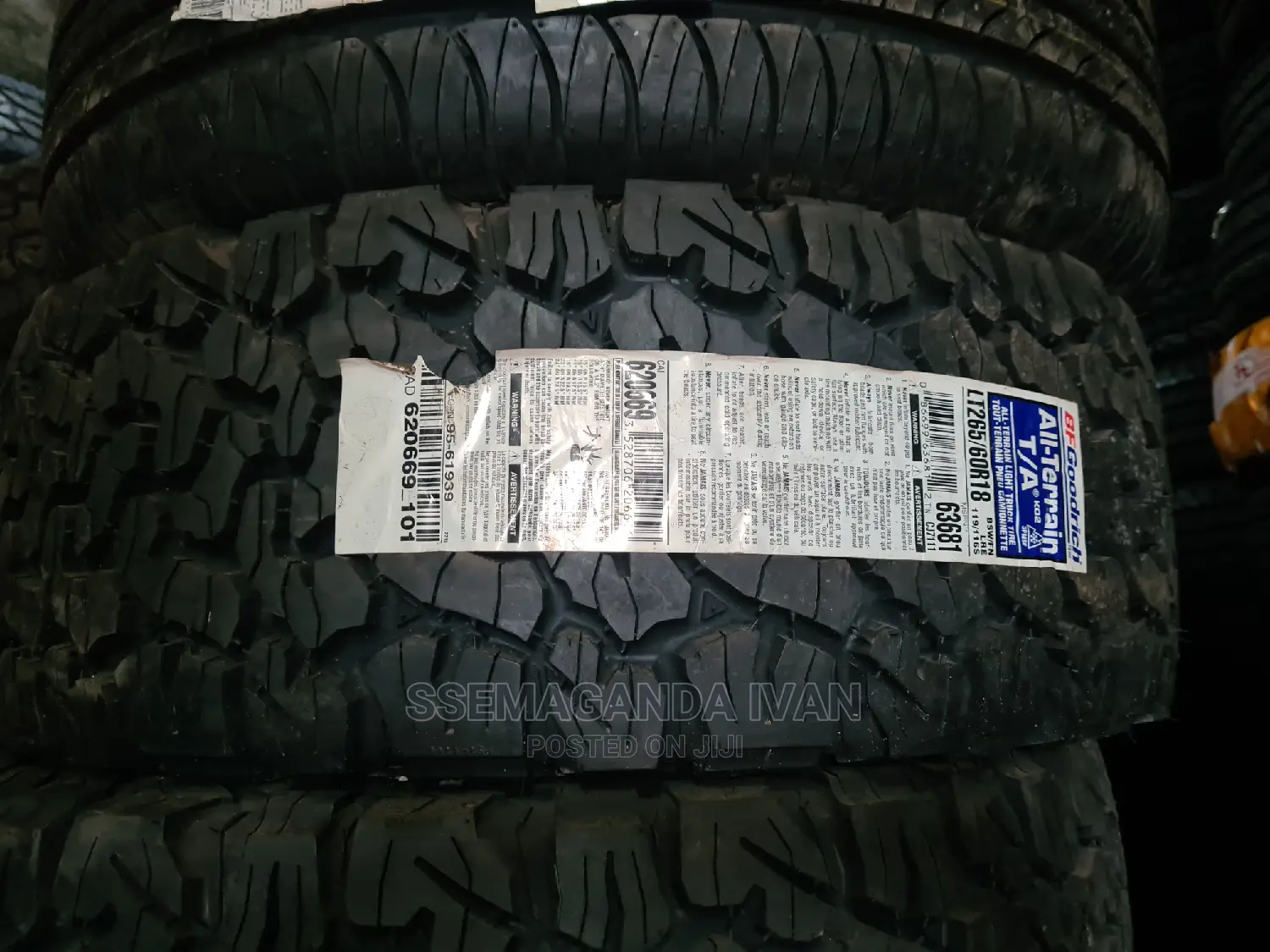 265/60r18 Bf Goodrich Tyres Made in Usa