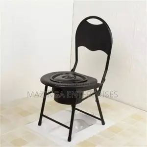 Portable Folding Potty Mobile Toilet Camping Chair