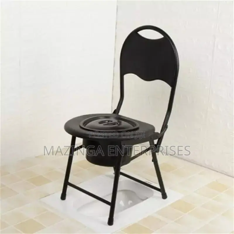 Portable Folding Potty Mobile Toilet Camping Chair