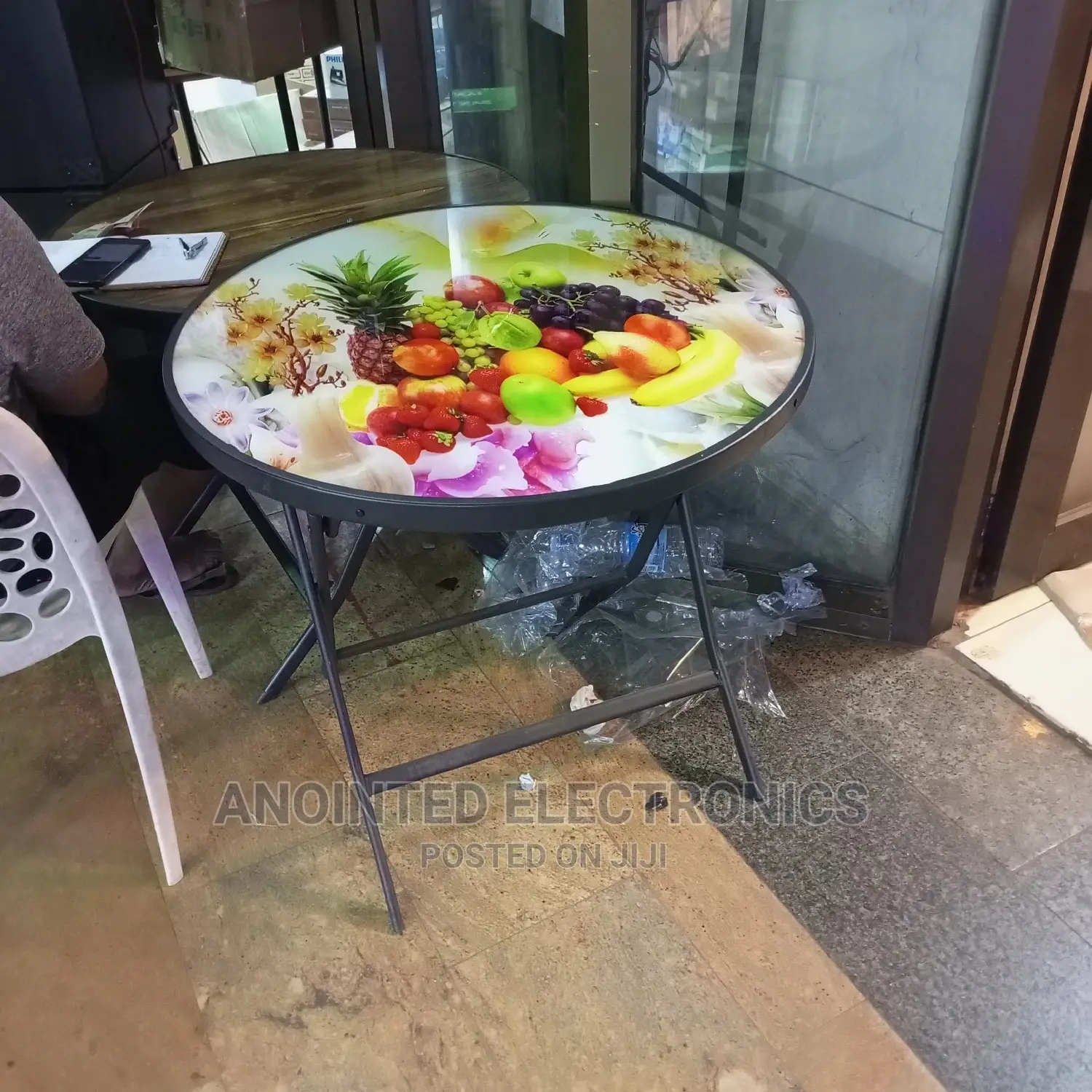 Foldable Glass Table