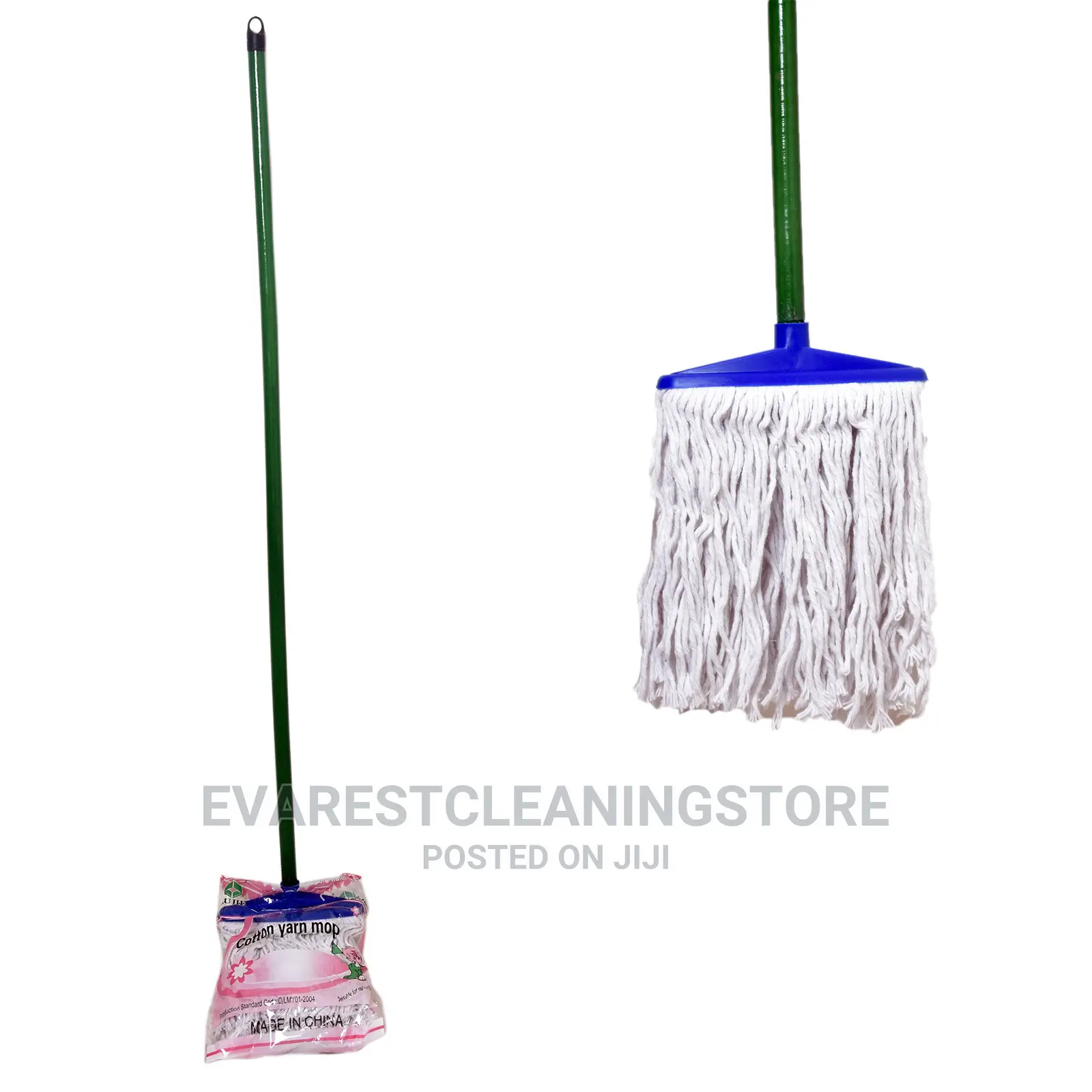 Multi Colored Purple Mop Broom
