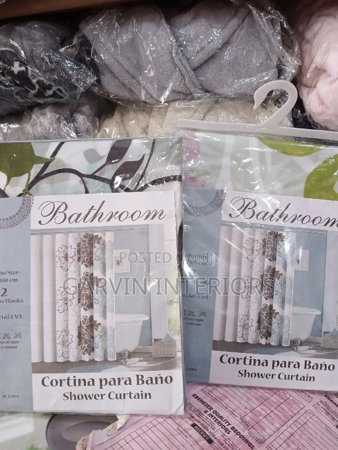 Shower Curtains Available