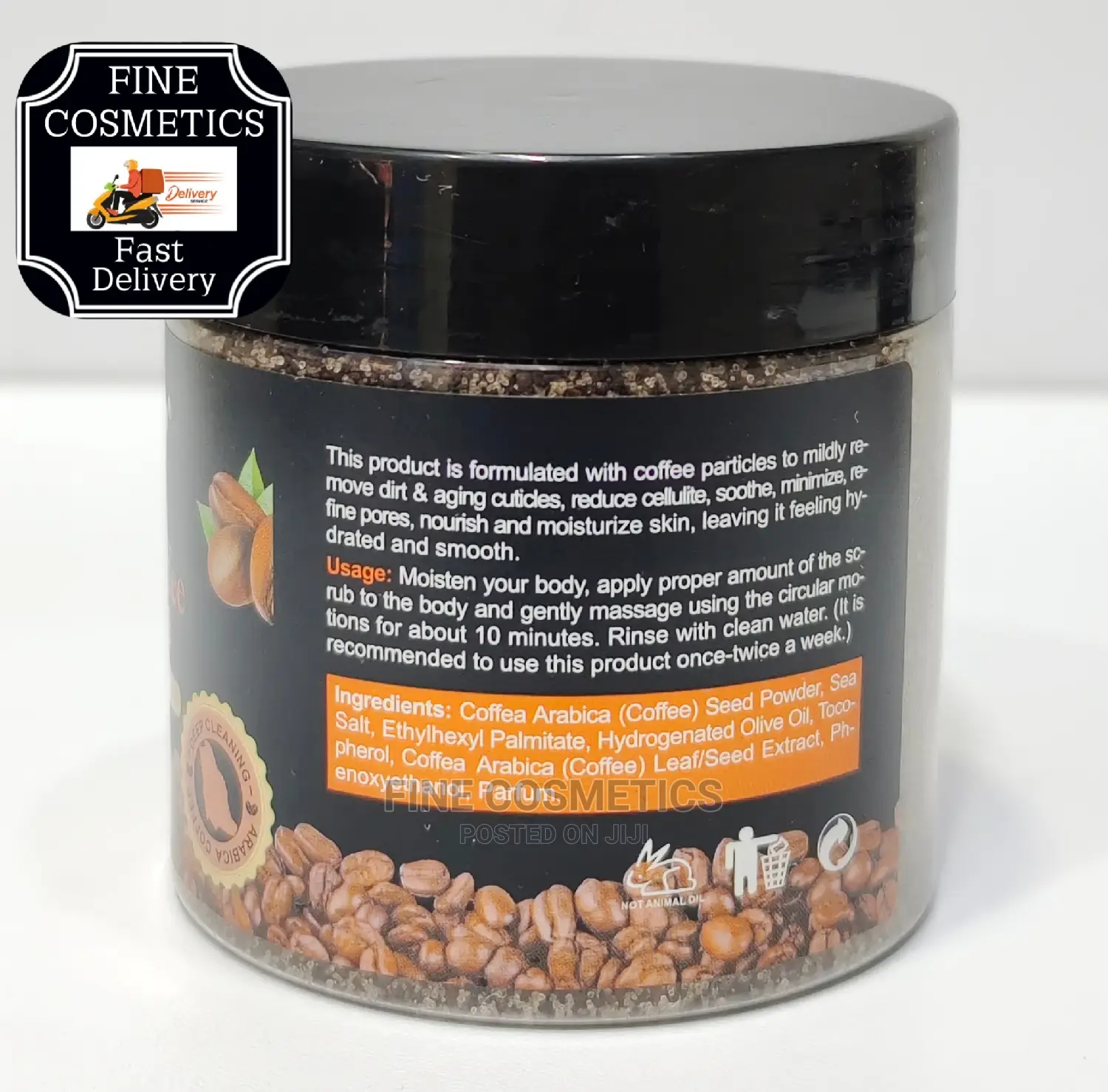 Disaar Arabica Coffee Scrub Deep Cleaning and Exfoliating.
