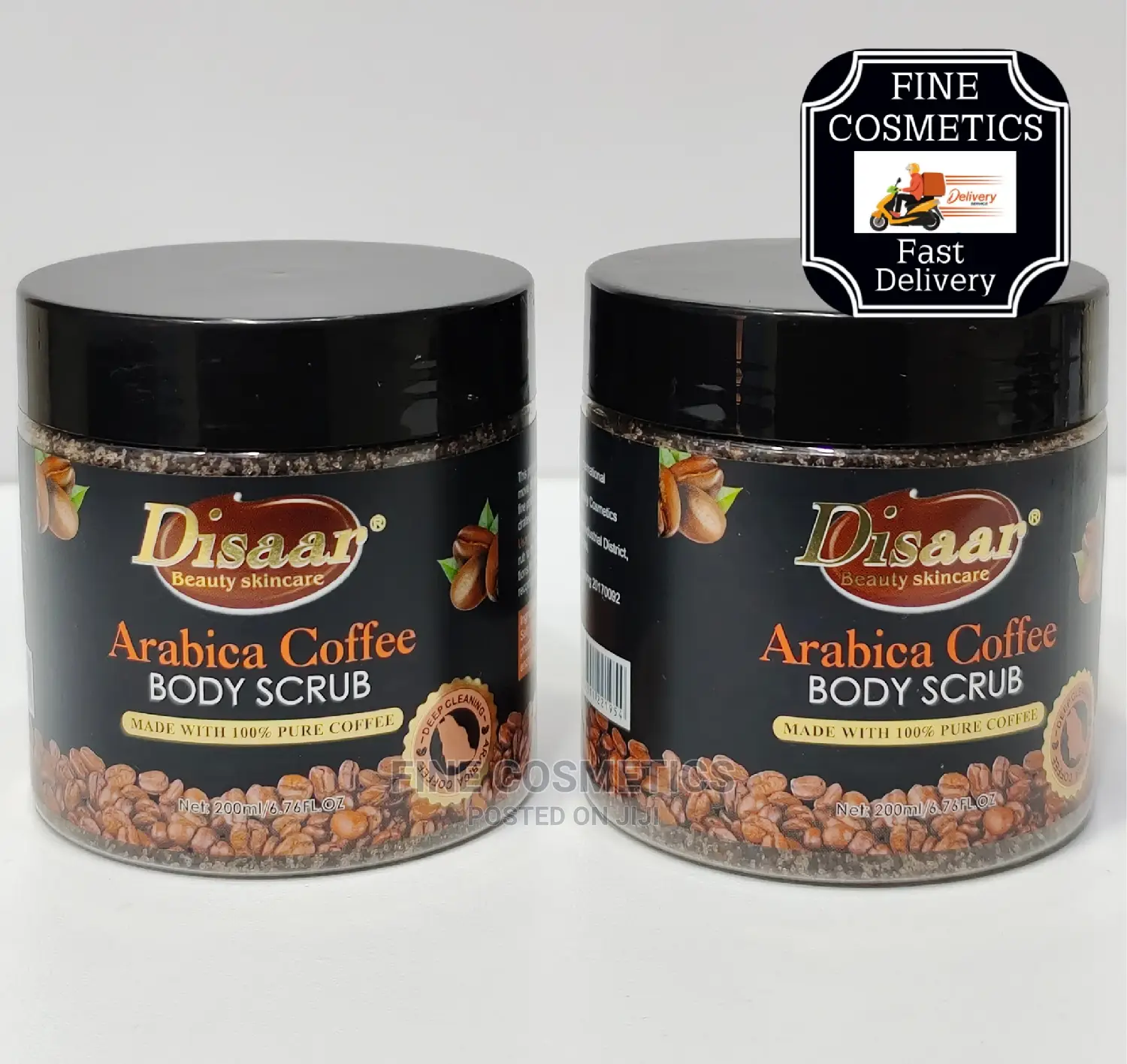 Disaar Arabica Coffee Scrub Deep Cleaning and Exfoliating.