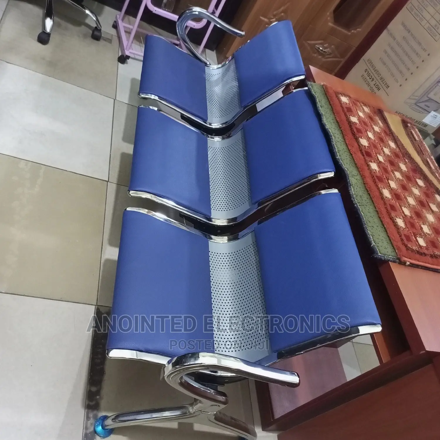 Waiting Chair With a Cushion