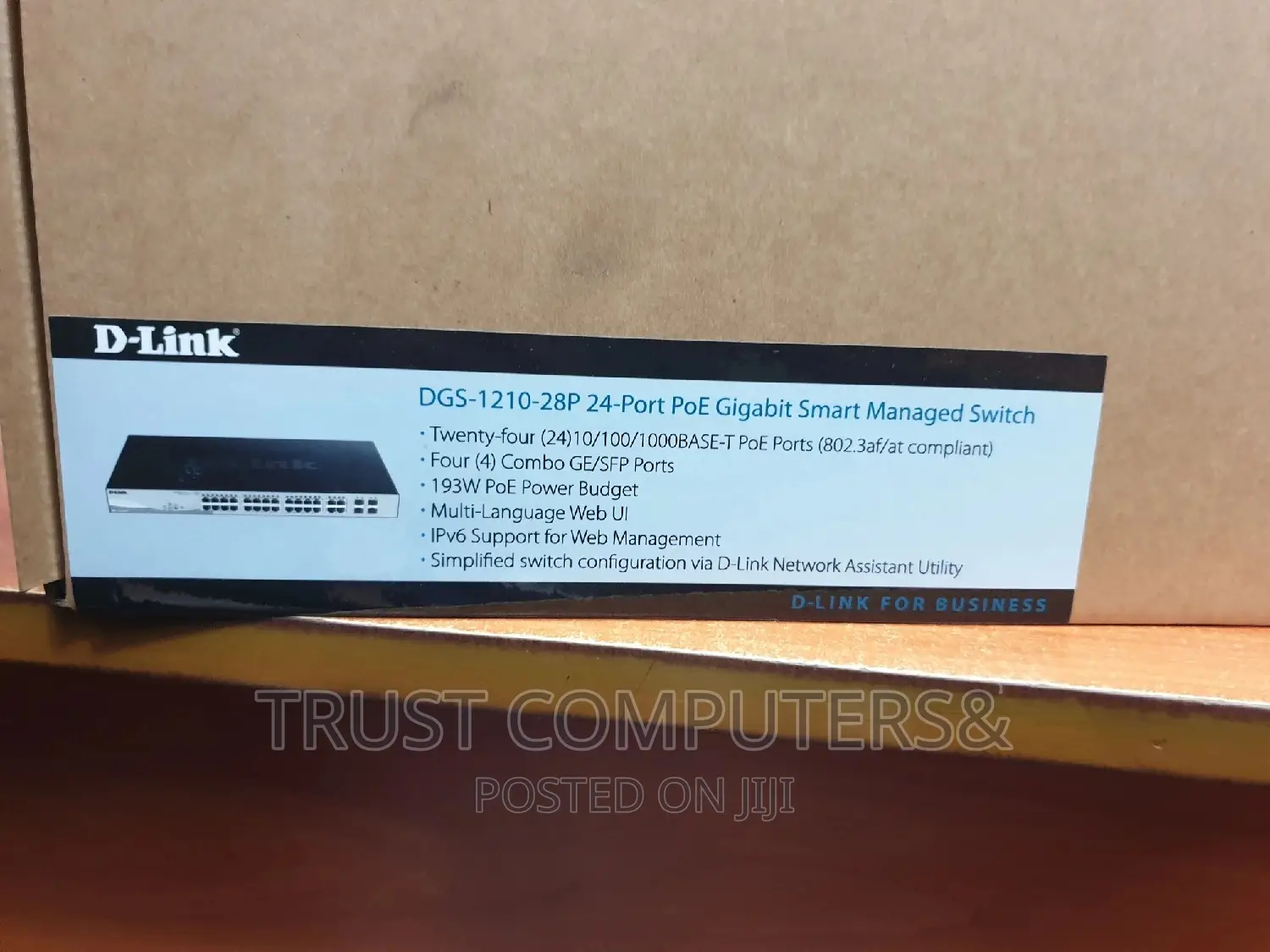 24port DGS 1210-28p Poe Gigabit Switch