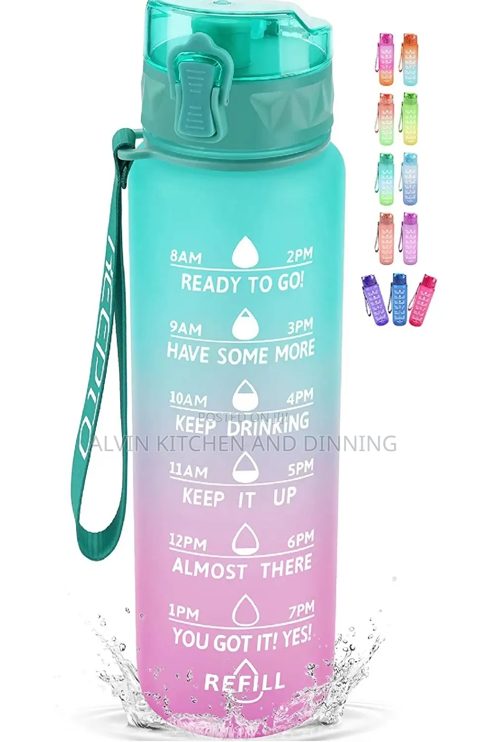 Motivational Water Bottle
