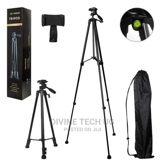 Phone and Camera Tripod Stand With the Remote and a Bag