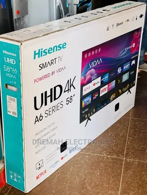 Photo - 58 Hisense Smart 4K Uhd Crystal Bluetooth Frameless LED TV