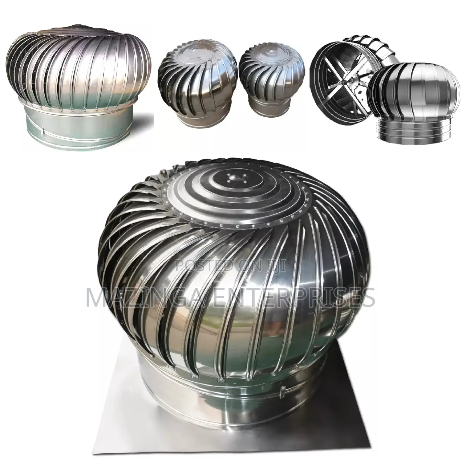Exhaust Roof Turbine Ventilator Fans