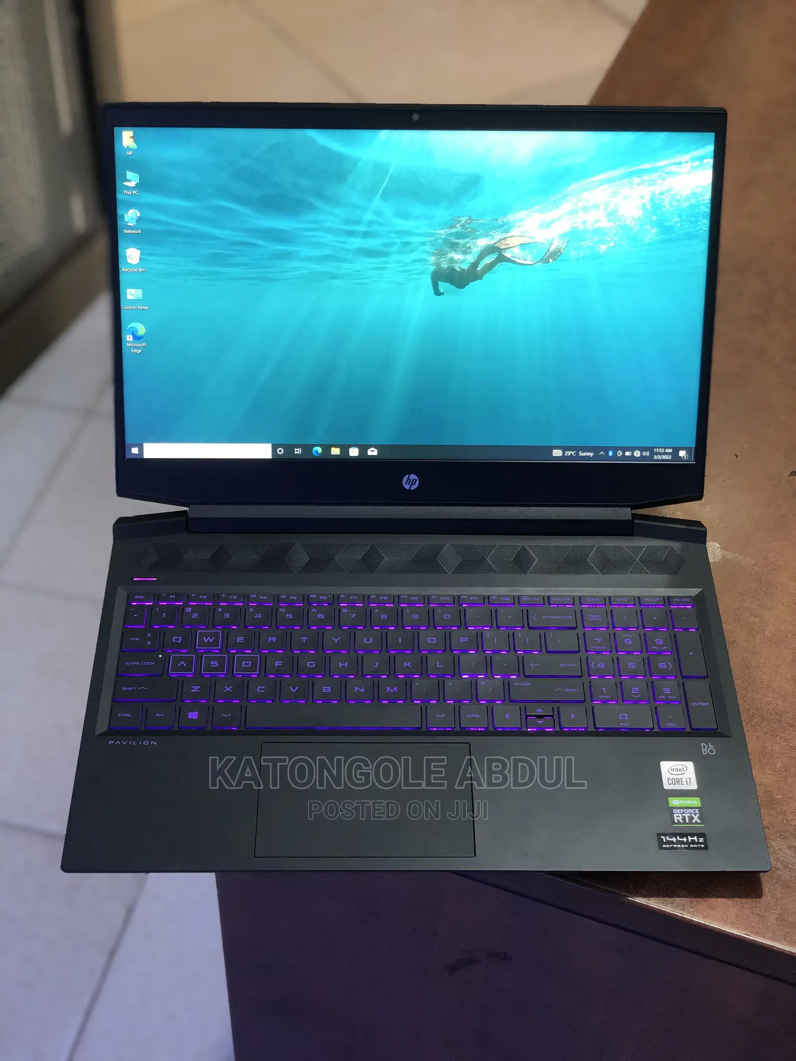 New Laptop HP Pavilion 15 16GB Intel Core I7 SSHD (Hybrid) 256GB