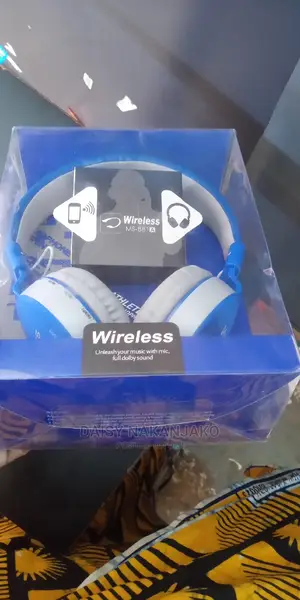 Wireless Ms Headphones Blue