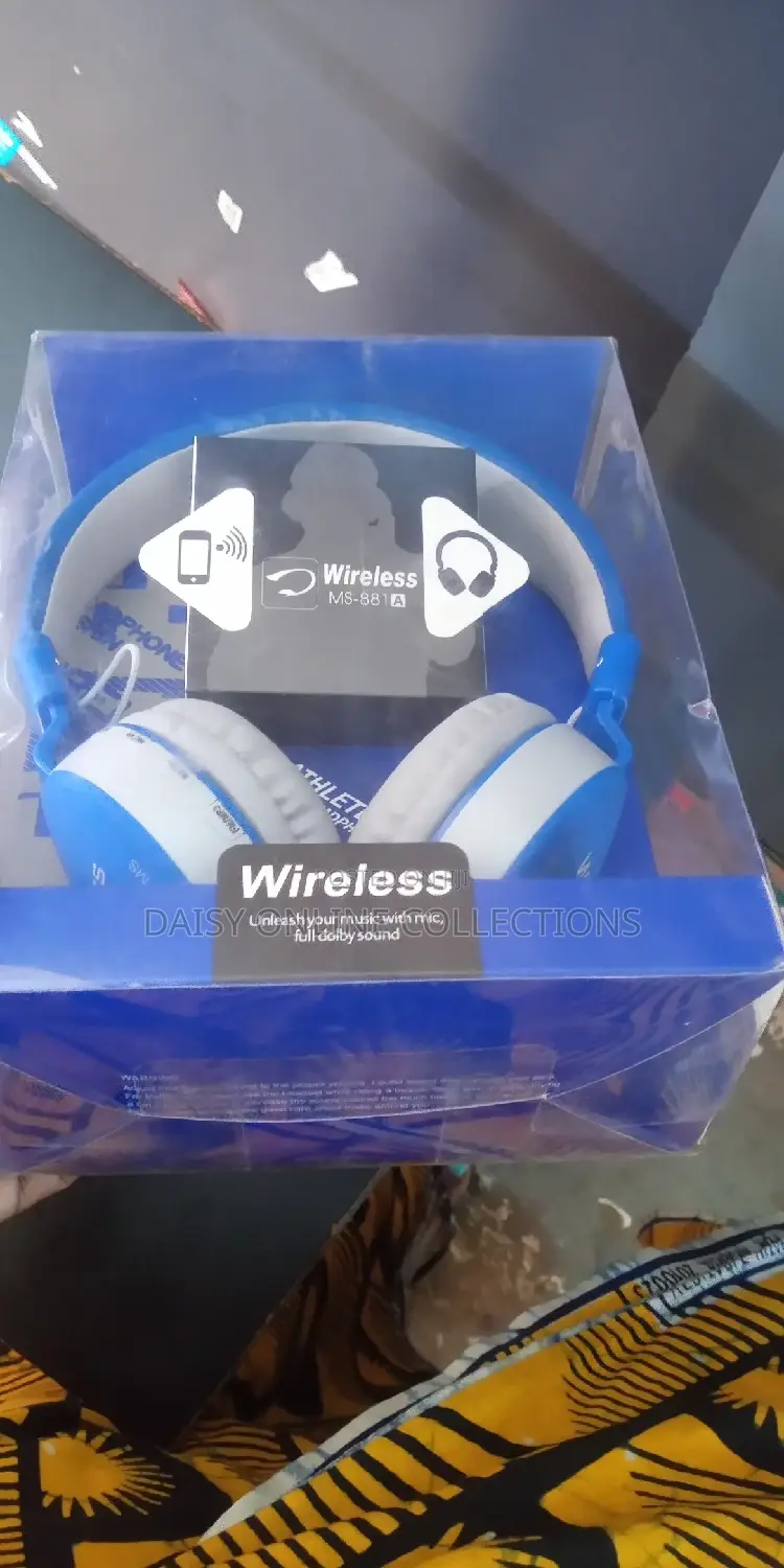 Wireless Ms Headphones Blue
