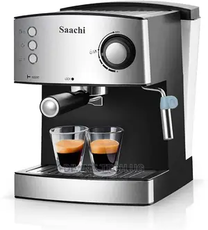 Saachi Coffee Maker NL-COF-7055 All in 1- Silver,Black