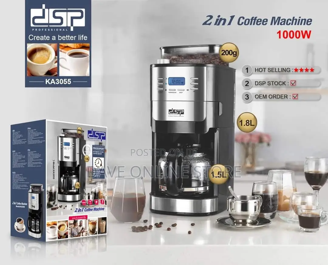 Dsp 2 in 1 Coffee Machine