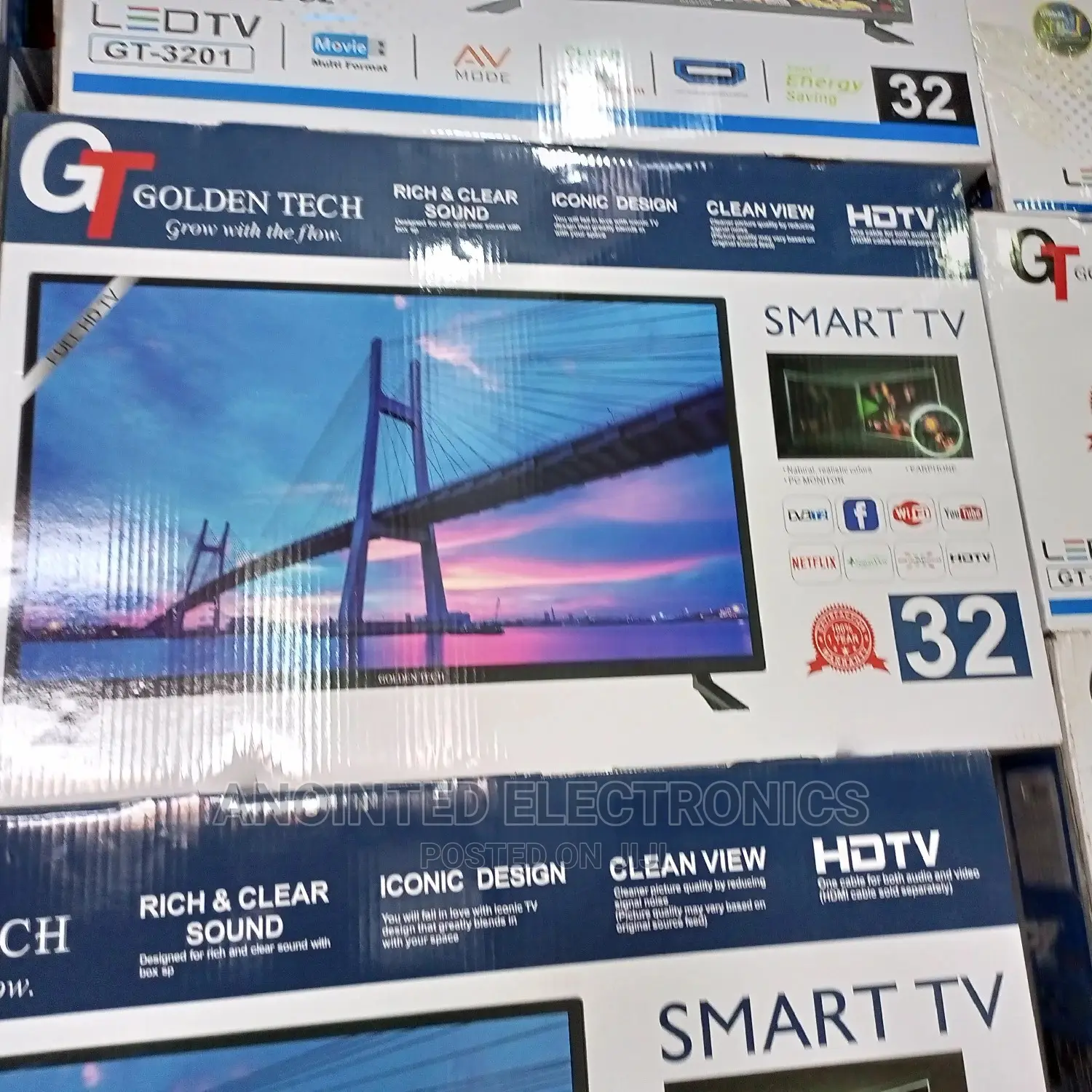 Golden Tch 32" Smart Tv