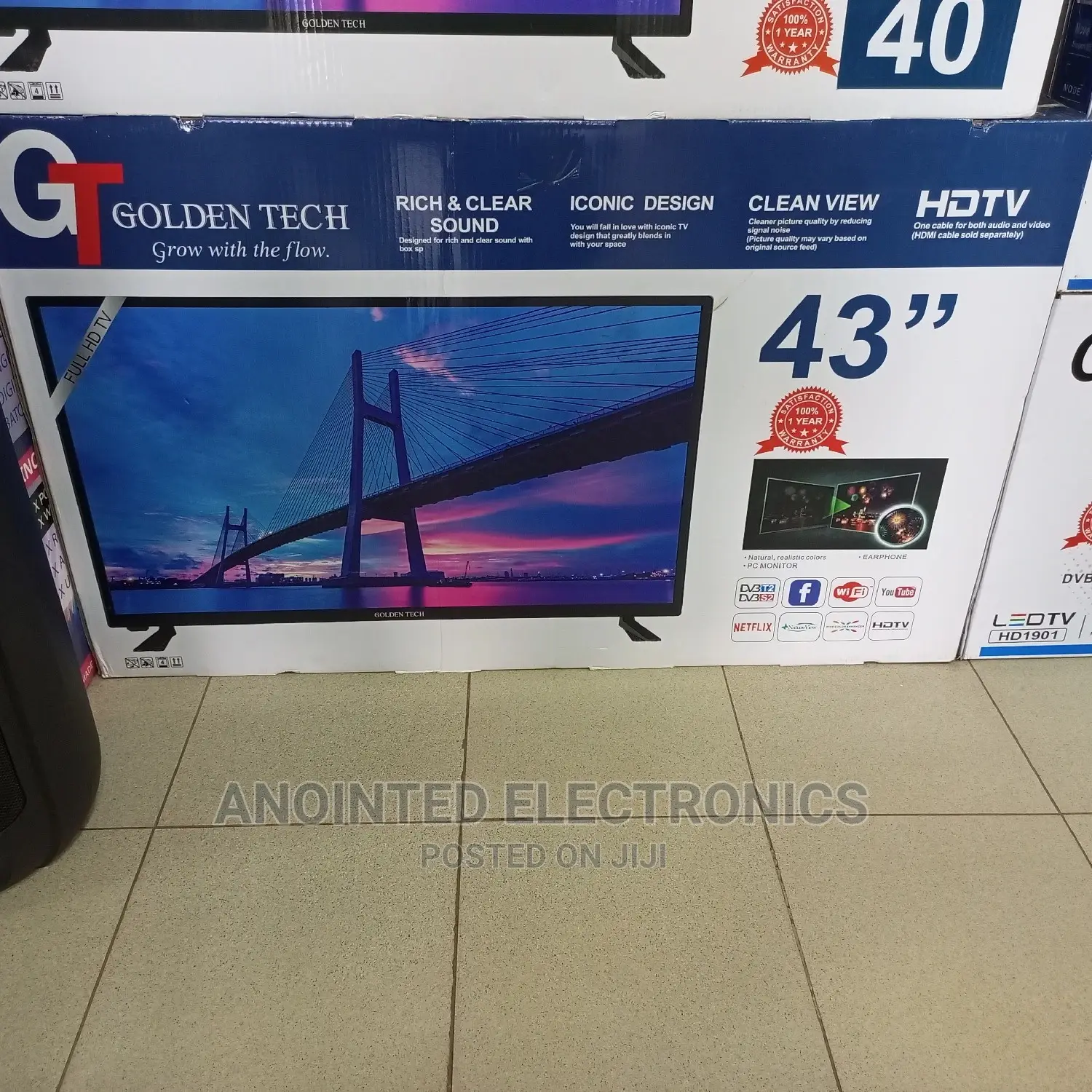 Tv 43" Smart Golden