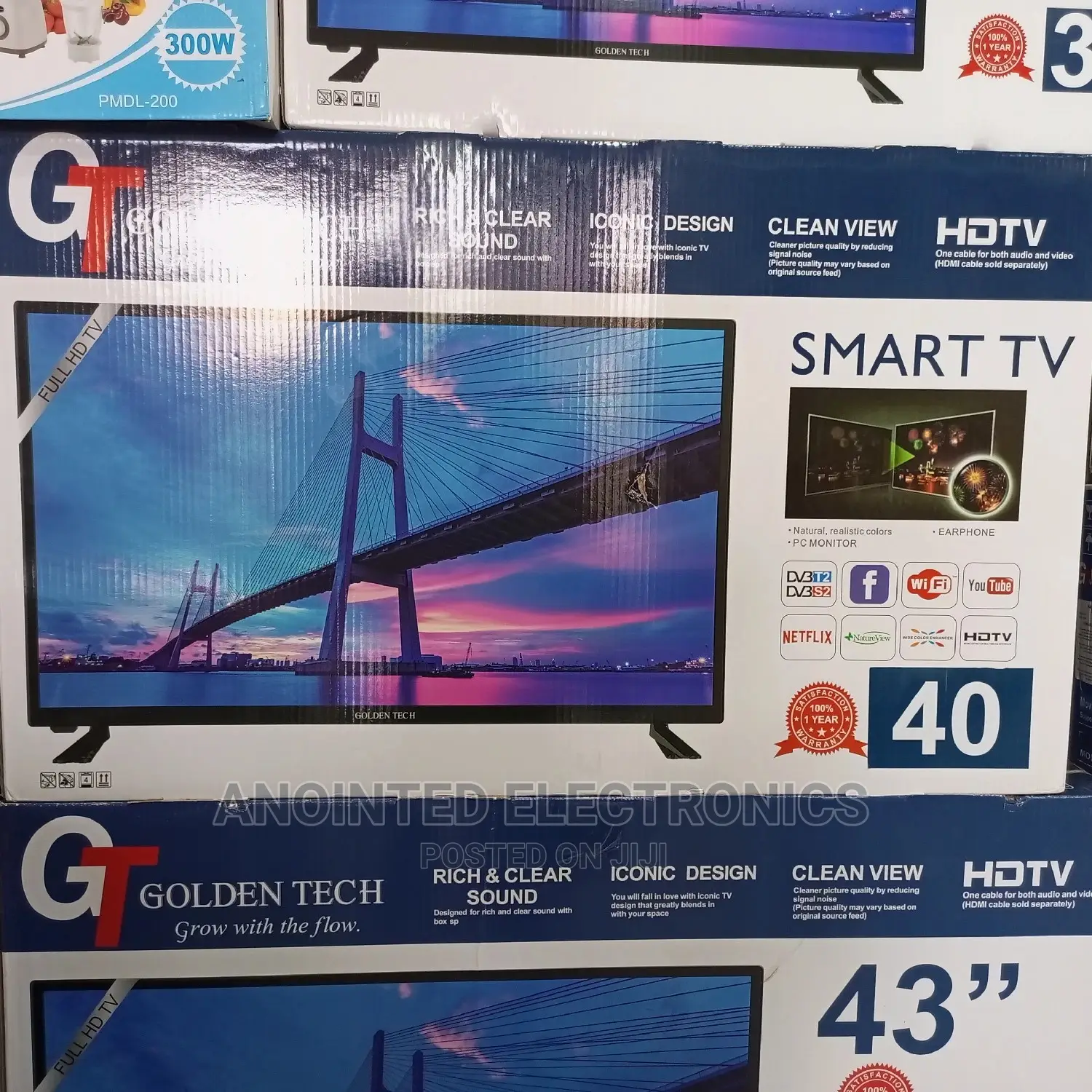 Golden Tch 40" Smart Tv