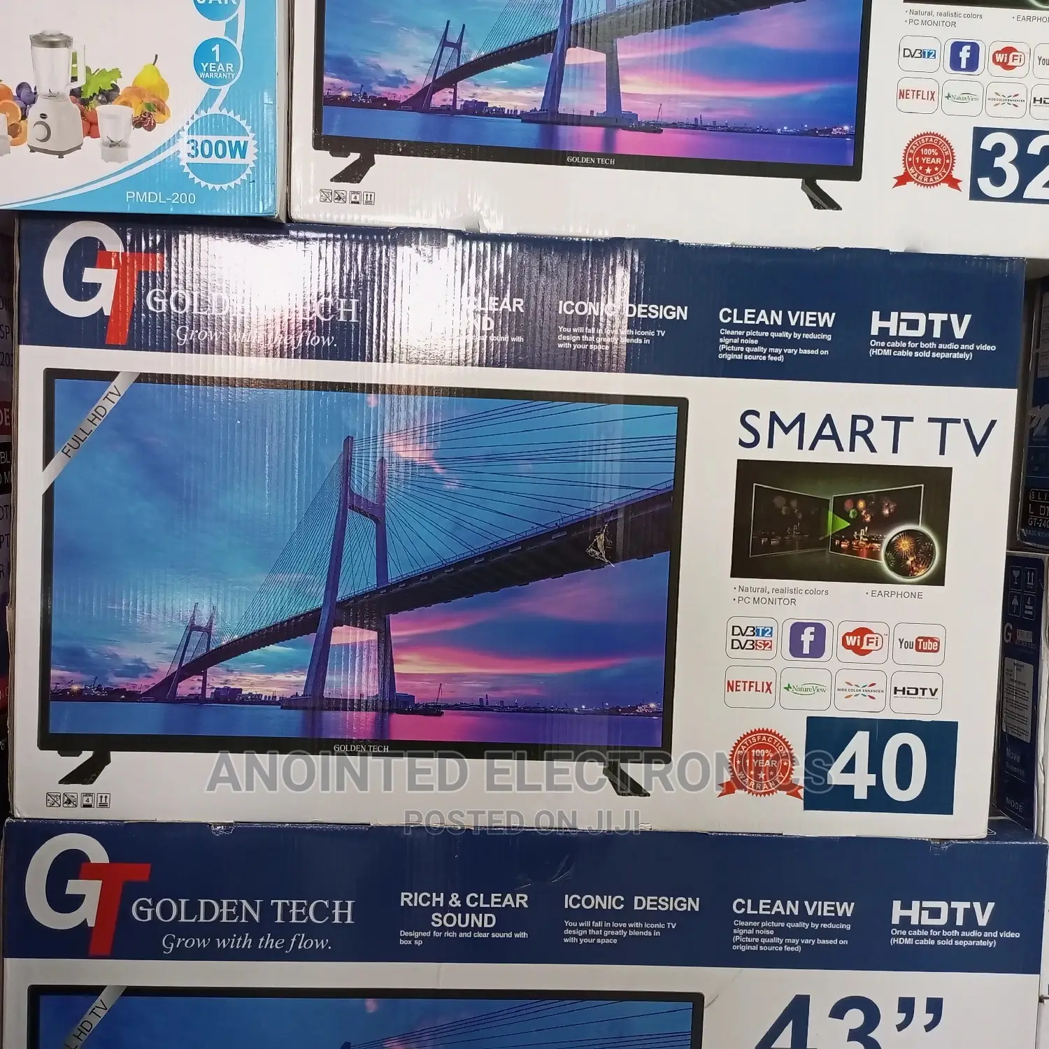 Golden Tch 40" Smart Tv