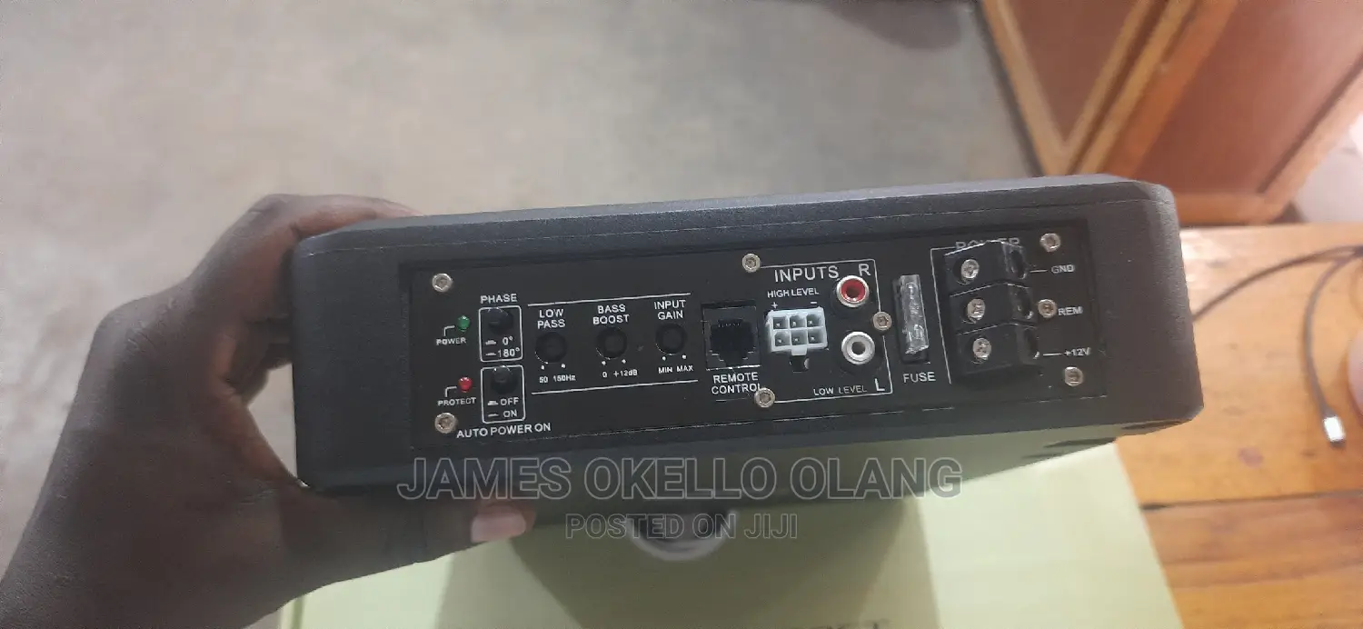 Vk Amplified Subwoofer for Under Seat 600w