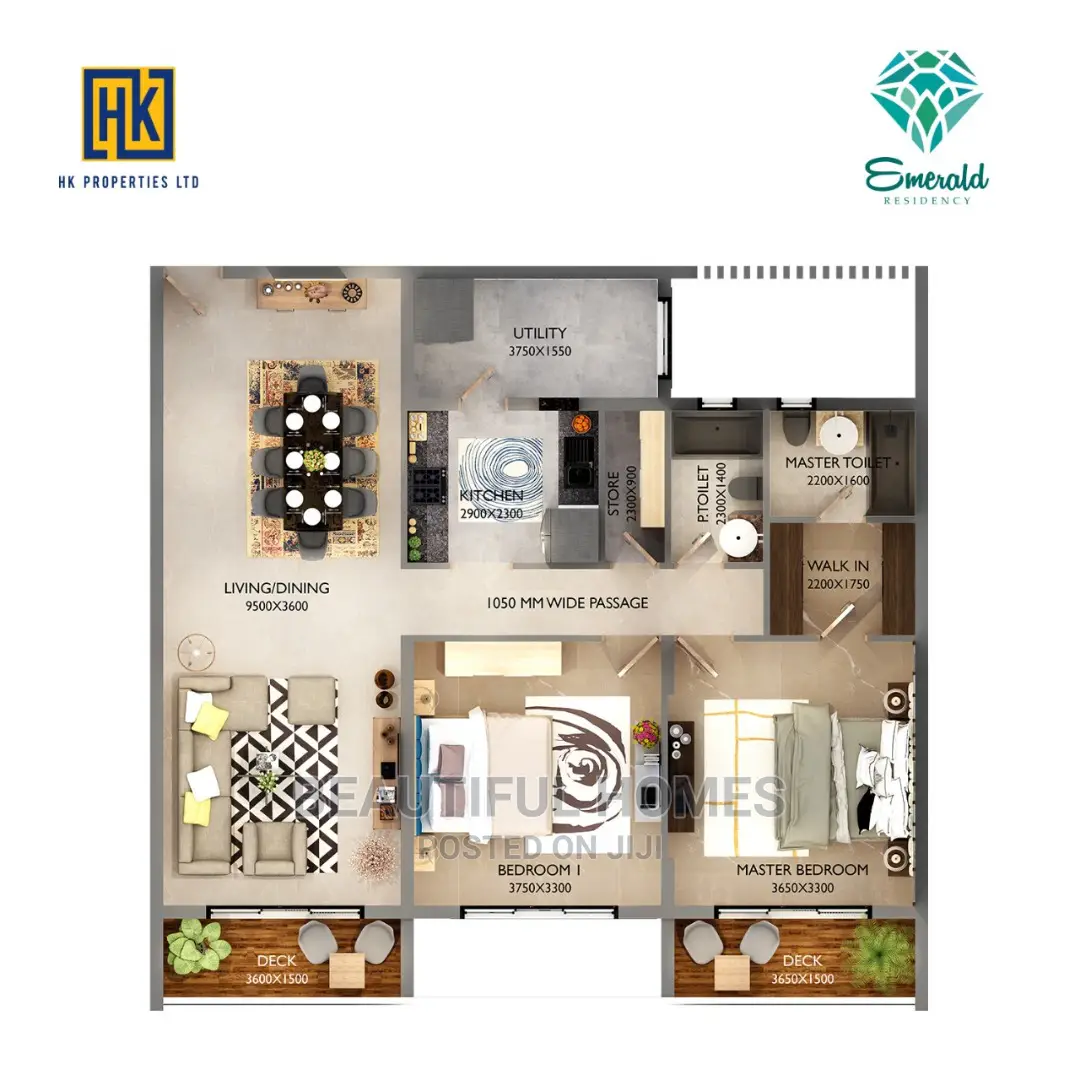 Furnished 3bdrm Condo in Mutungo With View, Central Division for Sale