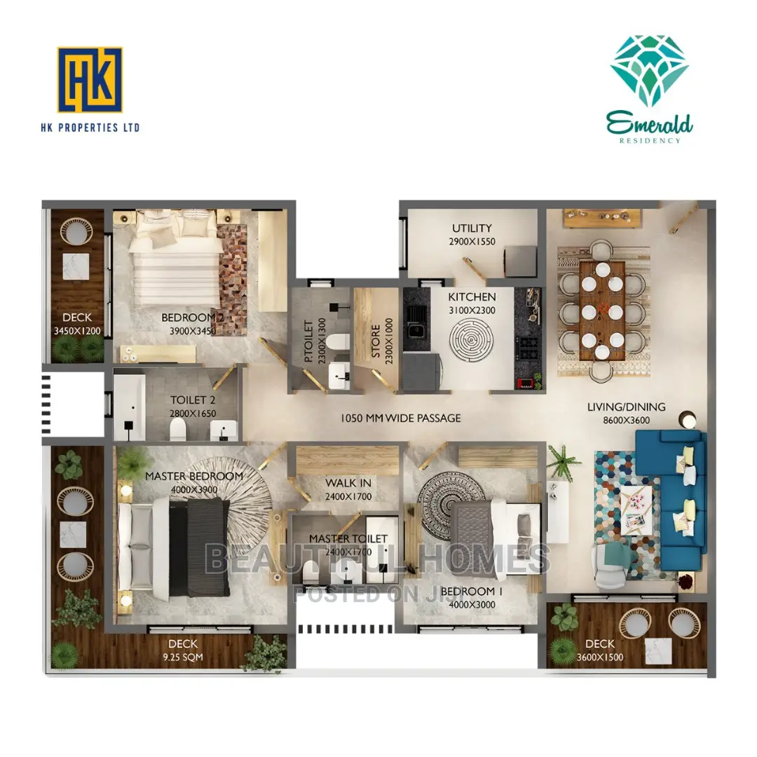 Furnished 3bdrm Condo in Mutungo With View, Central Division for Sale