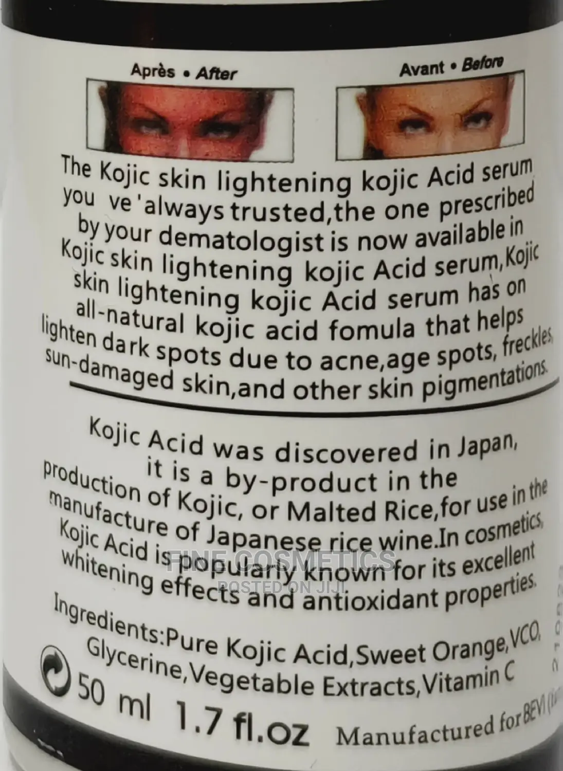 Kojic 5days Skin Lightening Kojic Acid Kojie San Serum