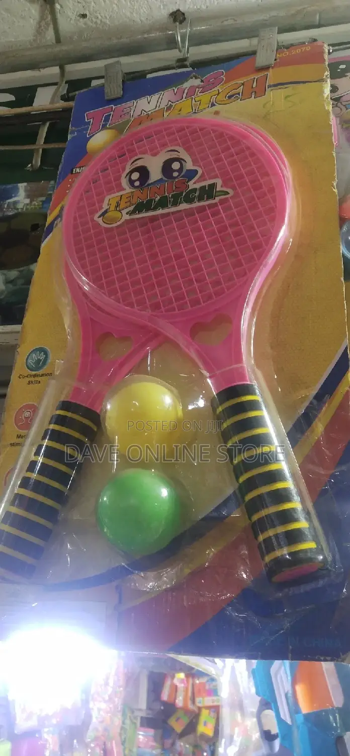 Kids Tennis Match Board and Balls