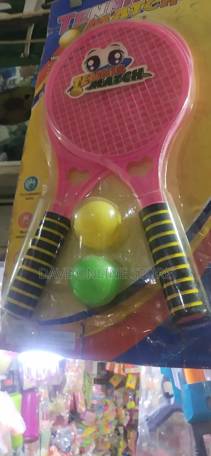 Kids Tennis Match Board and Balls