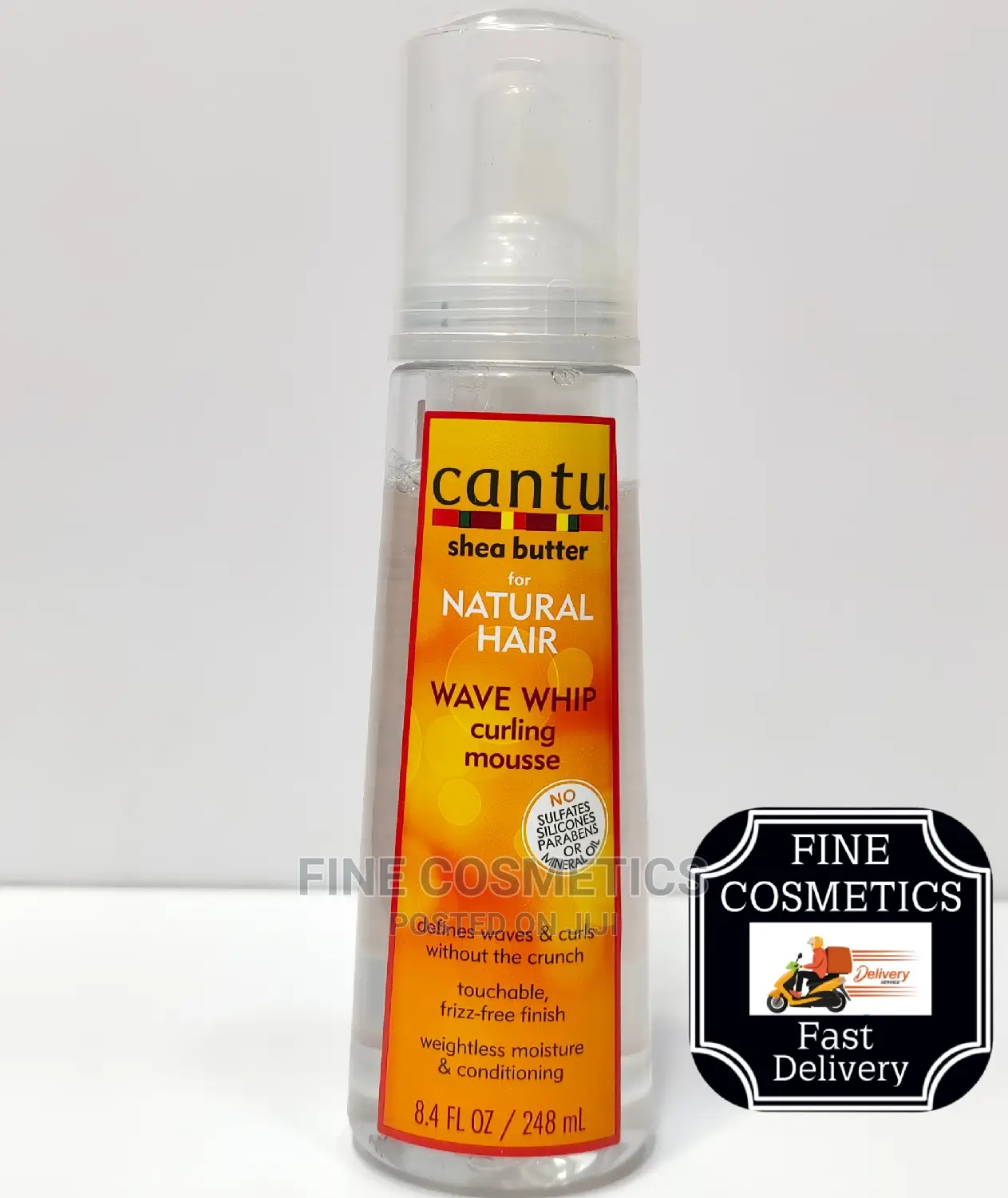 Cantu Shea Butter Wave Whip Curling Mousse for Natural Hair