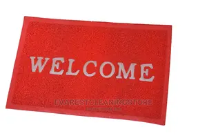 Pvc Door Mat Red, Blue
