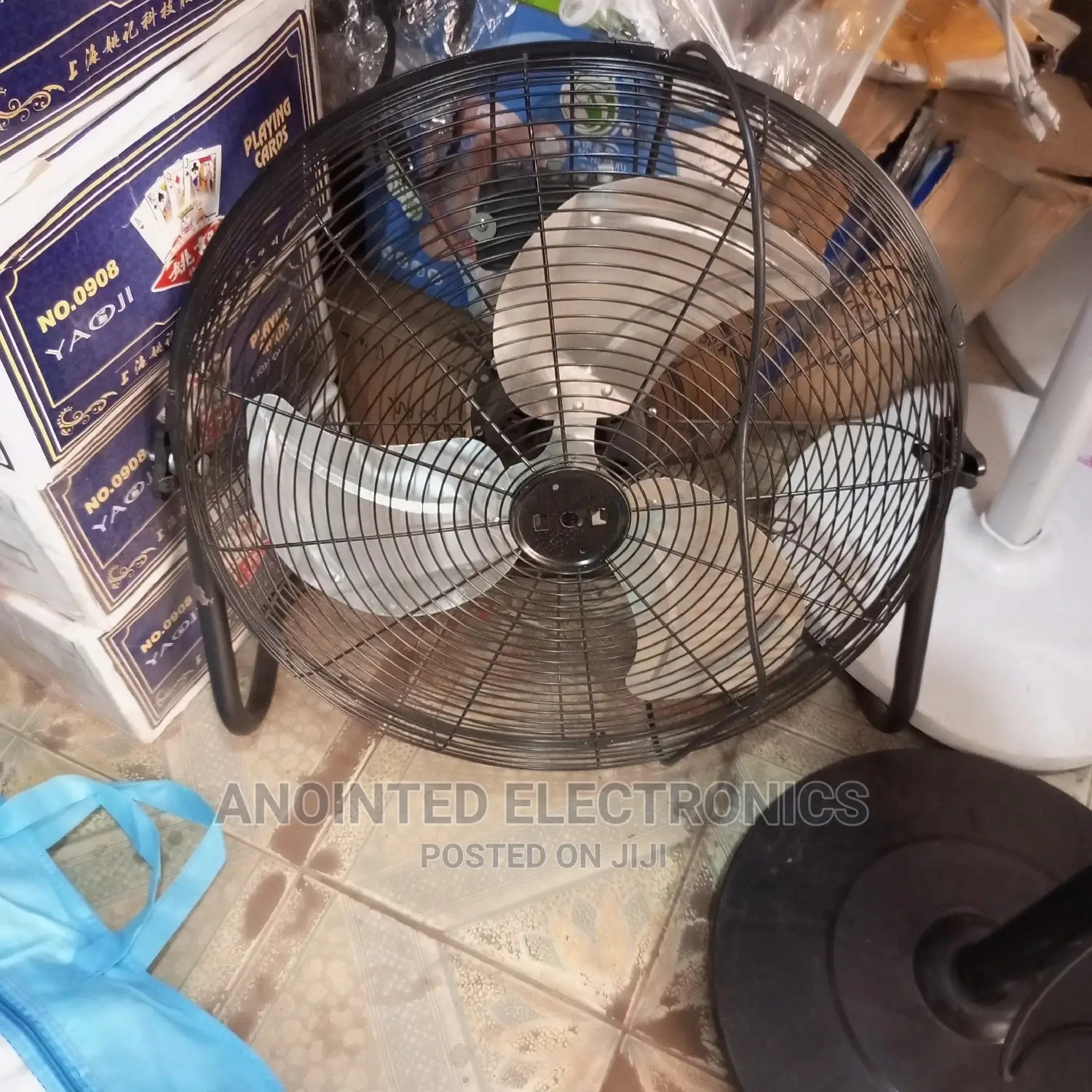 Floor Black Fans