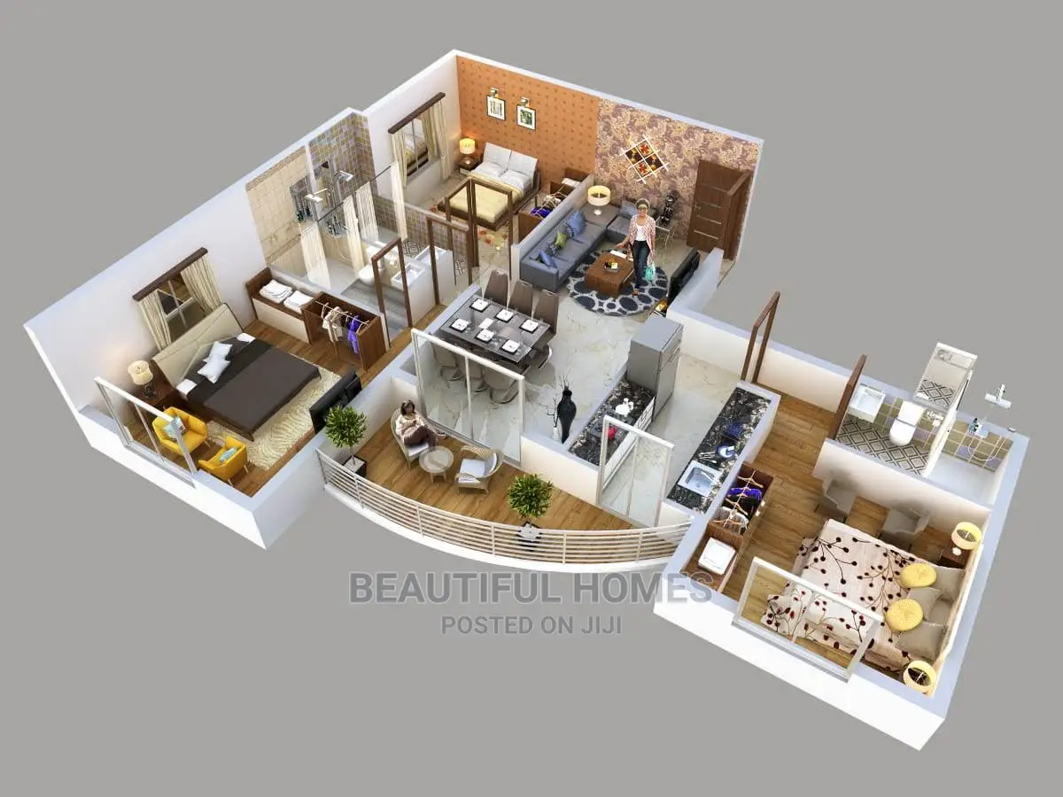 Furnished 2bdrm Condo in Najjera, Central Division for Sale
