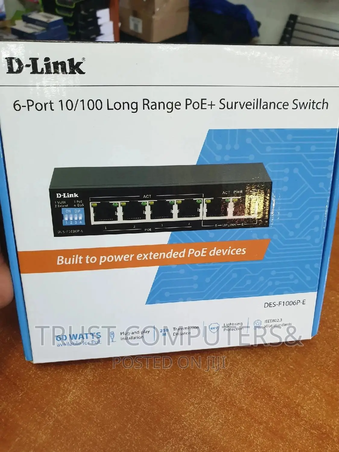 D-Link 6port Poe Surveillance Switch