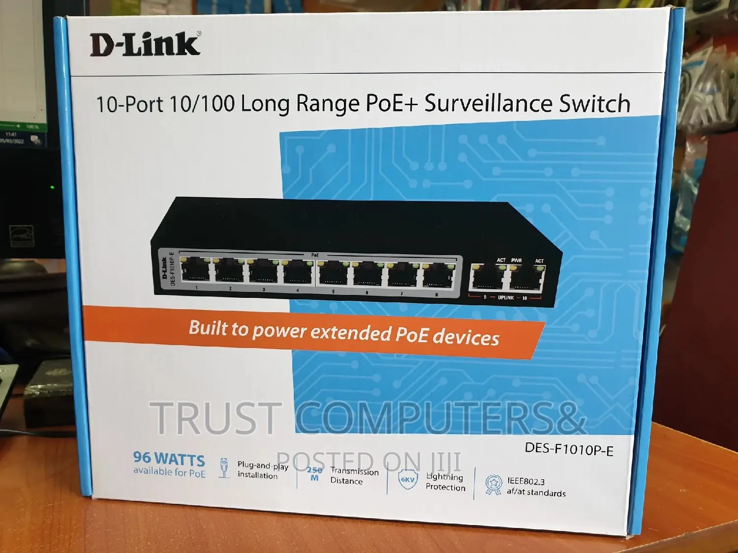 D-Link 8port Poe Surveillance Switch