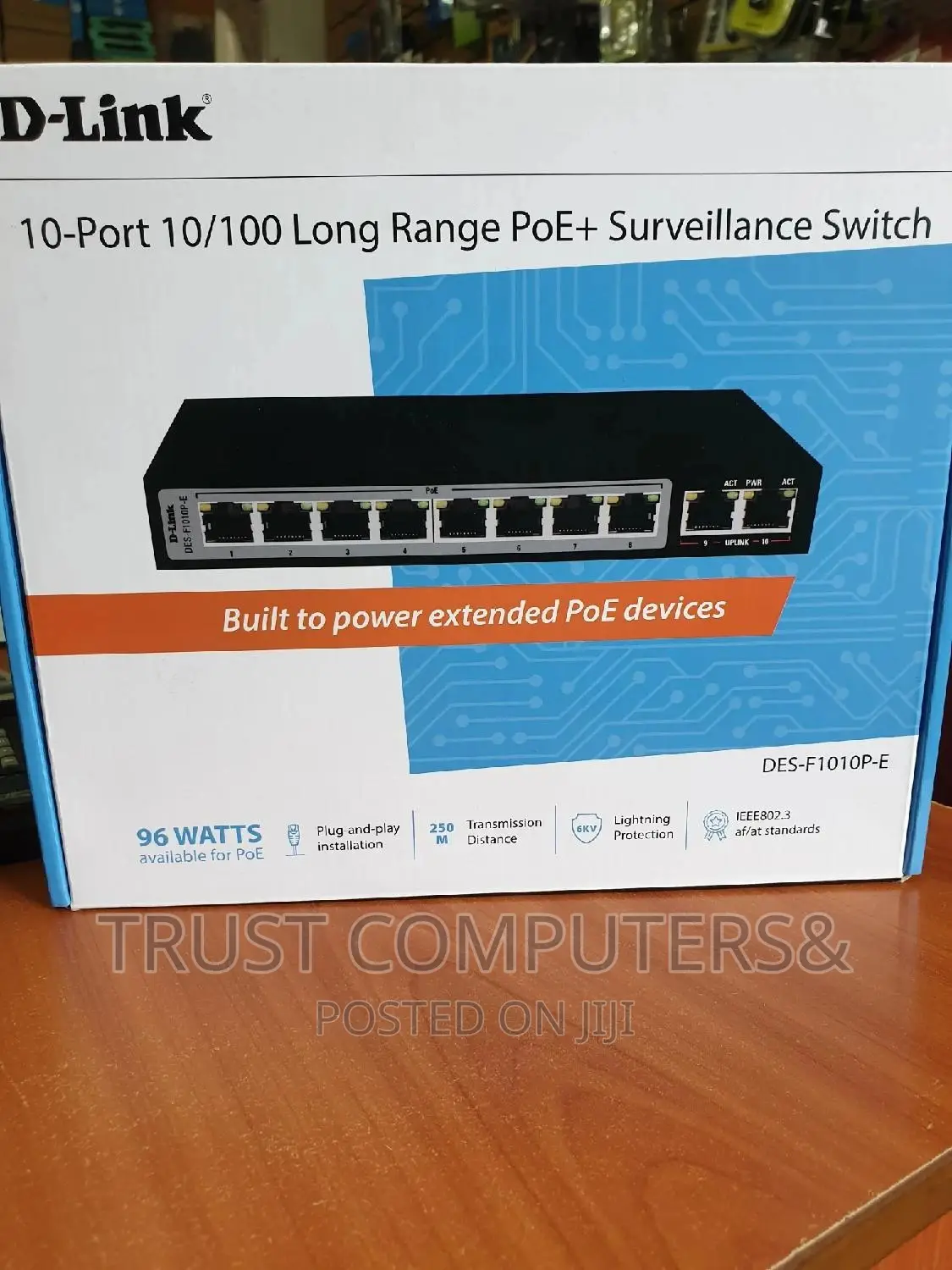 D-Link 8port Poe Surveillance Switch