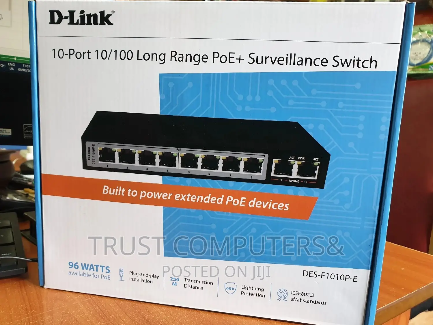 D-Link 8port Poe Surveillance Switch