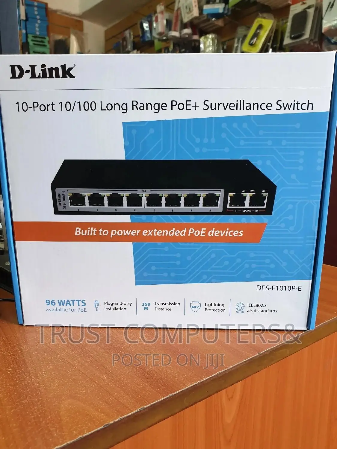 D-Link 8port Poe Surveillance Switch