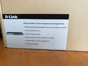D-Link 24 Port Poe Gigabit Smart Managed Switch