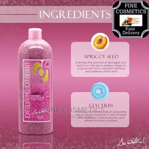 ORIGINAL Fair and White So White Exfoliate Shower Gel Scrub