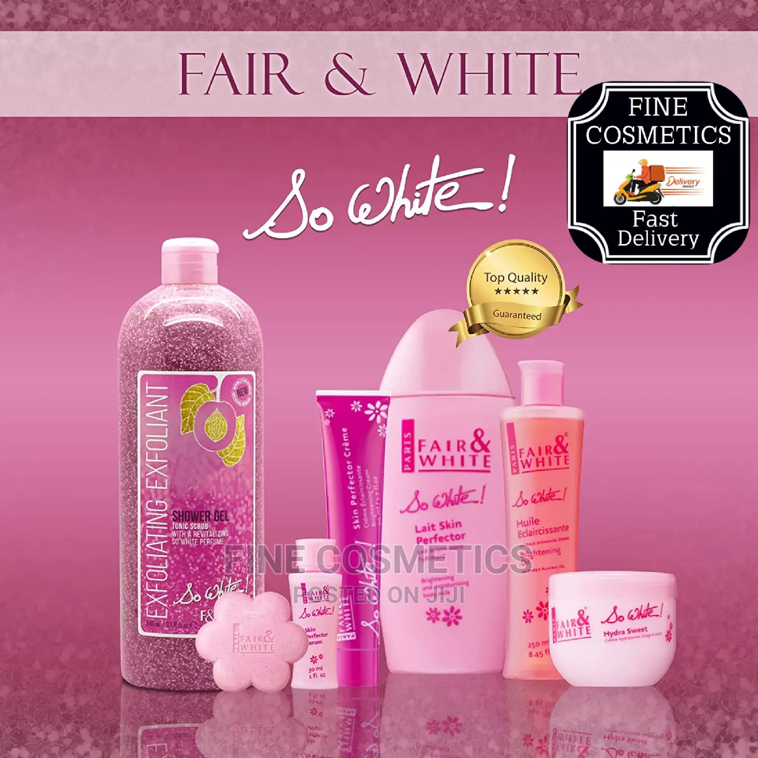 ORIGINAL Fair and White So White Exfoliate Shower Gel Scrub