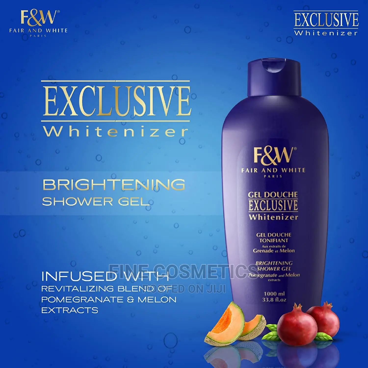 ORIGINAL Fair and White Exclusive Melon Shower Gel 1000ml