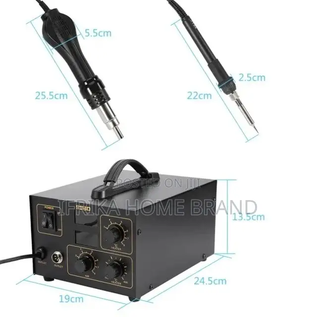 220V 800W 998D SMD Rework Solder Station Soldering Iron Hot